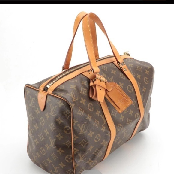 Louis Vuitton couple 35" monogram canvas and vachetta leather. WITH COA - Picture 1 of 9